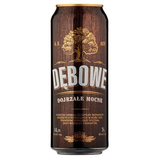 Dębowe Dojrzałe Mocne Piwo jasne 500 ml