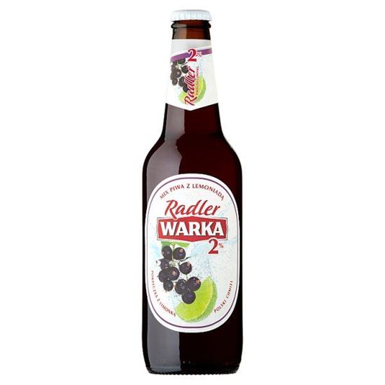 Warka Radler Piwo z lemoniadą o smaku czarnej porzeczki z limonką 500 ml