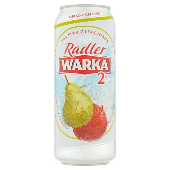 Warka Radler Piwo z lemoniadą o smaku jabłka z gruszką 500 ml