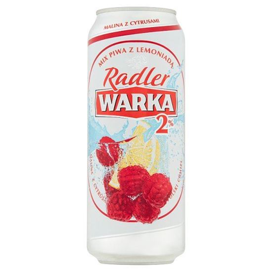 Warka Radler Piwo z lemoniadą o smaku maliny z cytrusami 500 ml