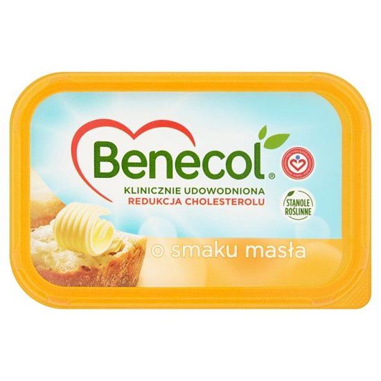 Benecol Tłuszcz do smarowania z dodatkiem stanoli roślinnych o smaku masła 400 g