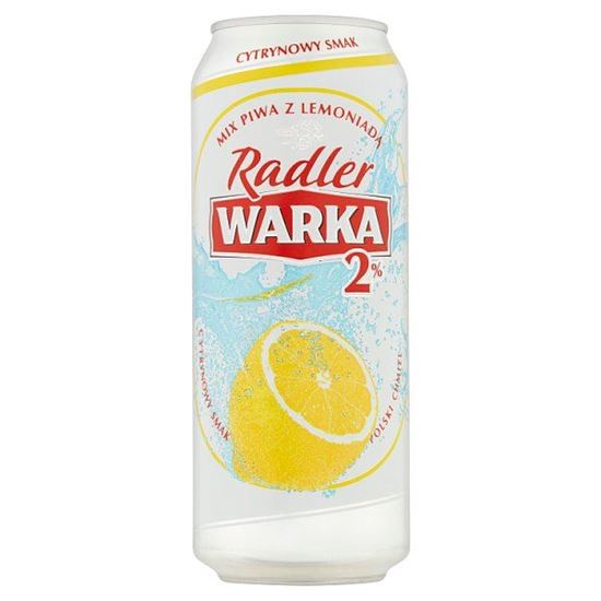 Warka Radler Piwo z lemoniadą o smaku cytrusowym 500 ml