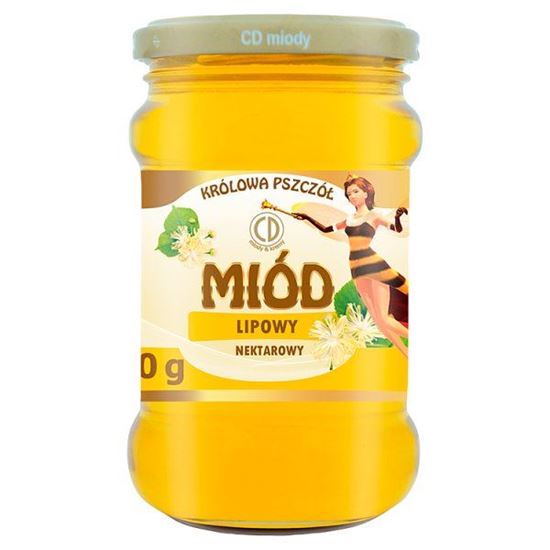 Królowa Pszczół Miód lipowy nektarowy 370 g