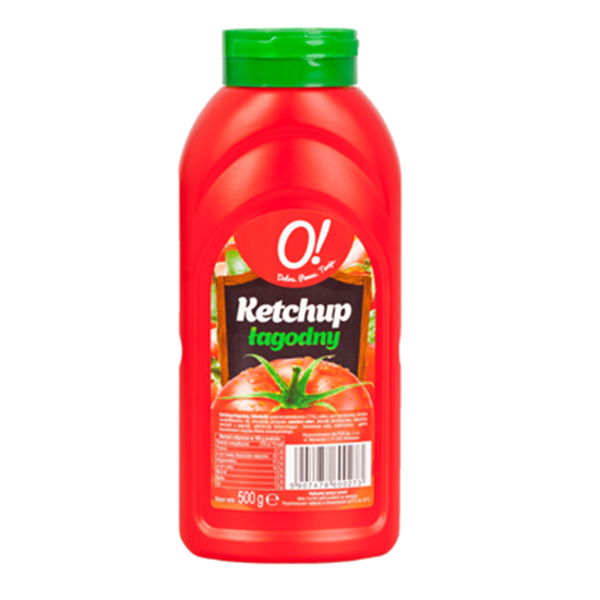 Obrazek O! Ketchup łagodny 500 g