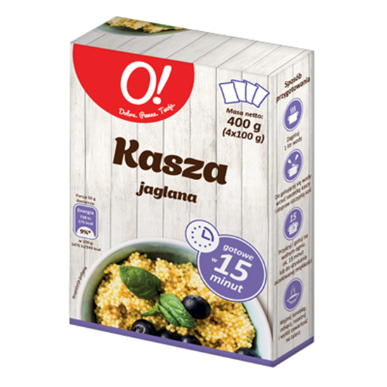 Obrazek O! Kasza Jaglana 4 x 100 g