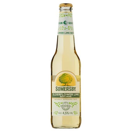 Somersby Napój piwny o smaku kwiatu bzu i limonki 400 ml