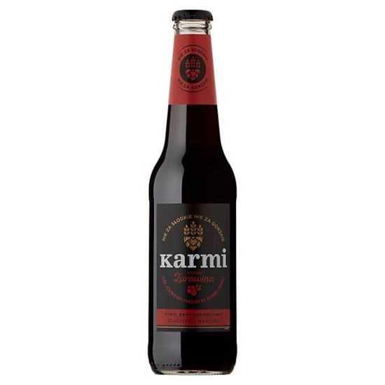 Karmi Piwo bezalkoholowe o smaku żurawina 400 ml