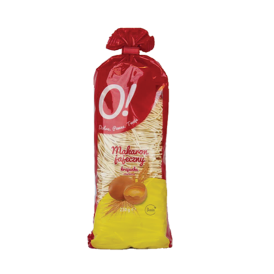 Obrazek O! Makaron jajeczny krajanka z kurkumą 250g