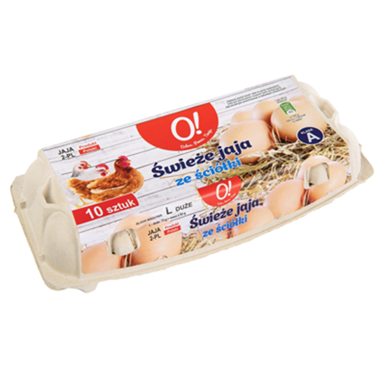 Obrazek O! Jaja ściółkowe 10 sztuk