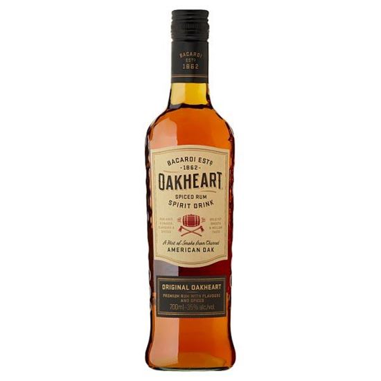 Bacardi Oakheart Orginal Napój spirytusowy na bazie rumu 700 ml