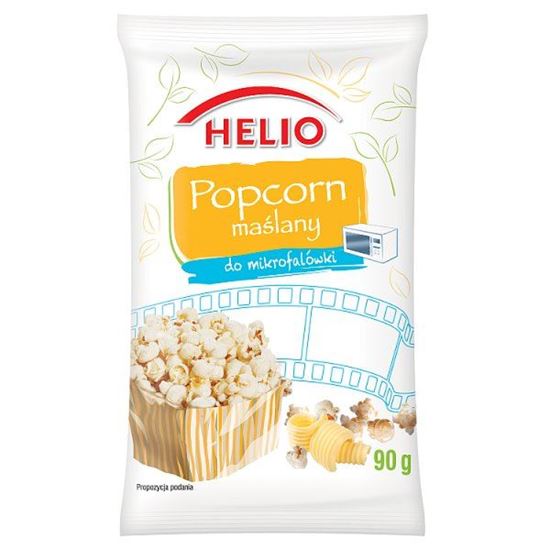 Helio Popcorn maślany do mikrofalówki 90 g