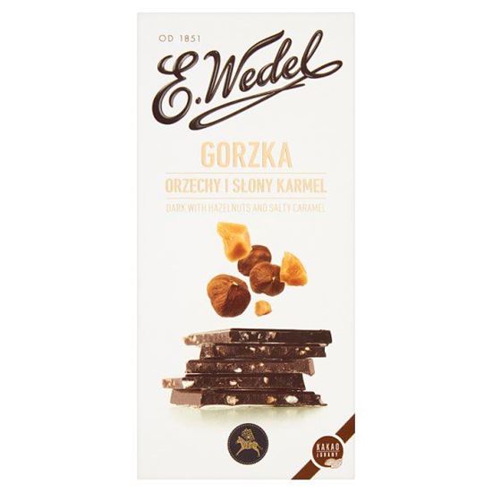 E. Wedel Czekolada gorzka orzechy i słony karmel 100 g