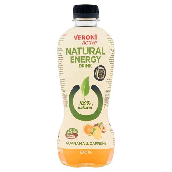 Veroni Active Natural Energy Drink Napój gazowany energetyzujący exotic 400 ml