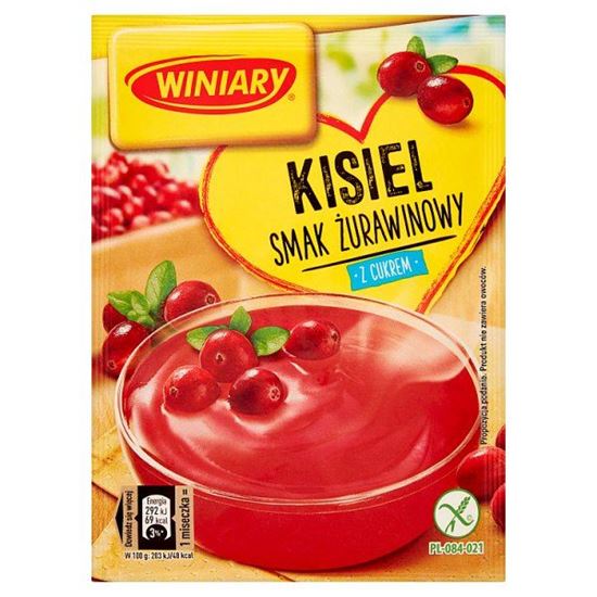 Winiary Kisiel z cukrem smak żurawinowy 77 g