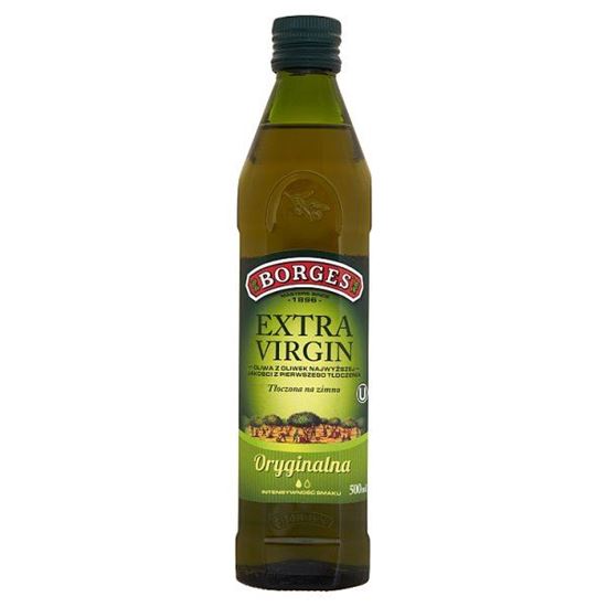 Borges Extra Virgin Oryginalna Oliwa z oliwek najwyższej jakości z pierwszego tłoczenia 500 ml