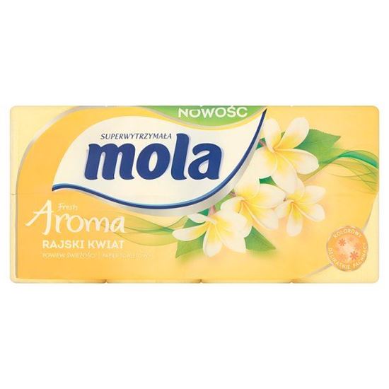 Mola Fresh Aroma Rajski Kwiat Papier toaletowy 8 rolek