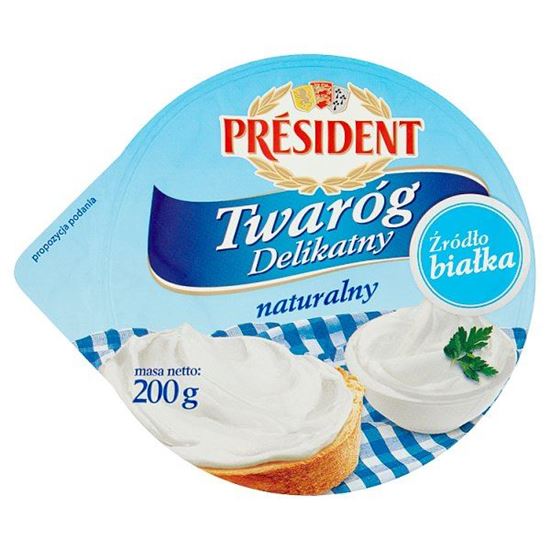 Président Twaróg Delikatny naturalny 200 g