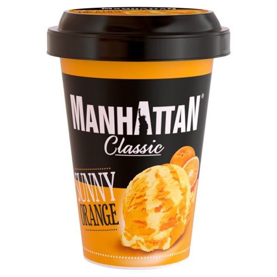 Manhattan Classic Lody z serkiem twarogowym i lody pomarańczowe 180 ml