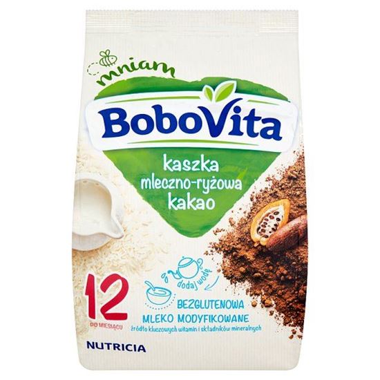 BoboVita Kaszka mleczno-ryżowa kakao po 12 miesiącu 230 g