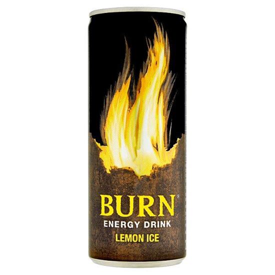 Burn Lemon Ice Gazowany napój energetyczny 250 ml