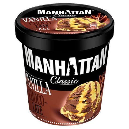 Manhattan Classic Lody waniliowo-czekoladowe 500 ml
