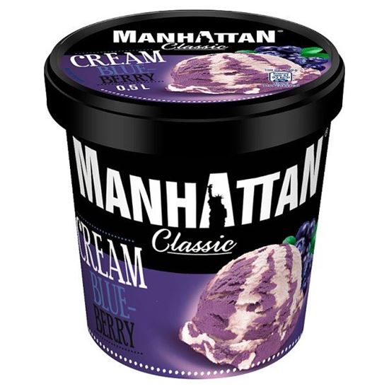 Manhattan Classic Lody śmietankowo-jagodowe 500 ml