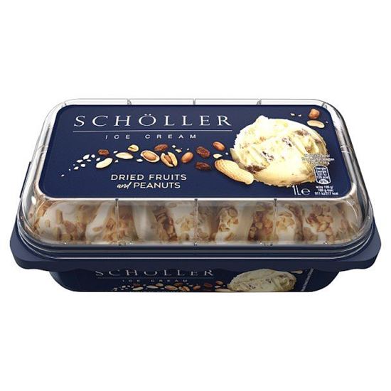 Schöller Lody waniliowe z bakaliami 1 l