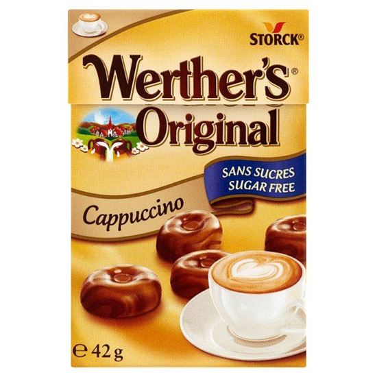 Werther's Original Cukierki śmietankowe bez cukru o smaku cappuccino 42 g