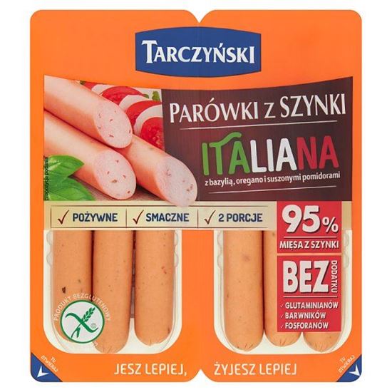 Tarczyński Parówki z szynki Italiana 220 g (2 x 110 g)