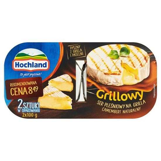 Hochland Grillowy ser pleśniowy Camembert naturalny 200 g (2 x 100 g)