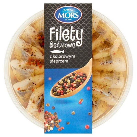 Mors Filety śledziowe z kolorowym pieprzem 220 g