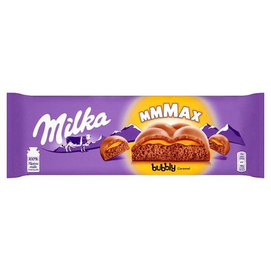 Milka Mmmax Czekolada mleczna Bubbly Caramel 250 g