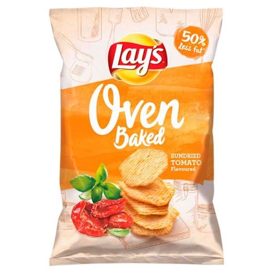 Lay's Oven Baked Pieczone formowane chipsy ziemniaczane o smaku suszonych w słońcu pomidorów 125 g
