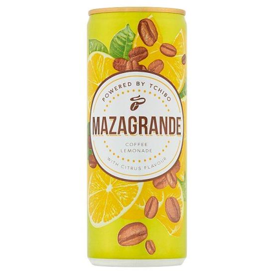 Mazagrande Napój gazowany z ekstraktem kawy o smaku cytrynowym 250 ml
