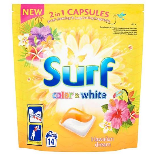 Surf Color & White Hawaiian Dream Kapsułki do prania 337 g (14 sztuk)