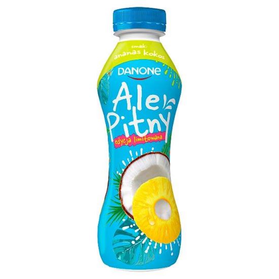 Danone ale Pitny Napój jogurtowy ananas kokos 290 g