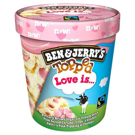 Ben & Jerry's Topped Love is Lody 470 ml