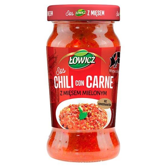 Łowicz Sos chili con carne z mięsem mielonym 350 g