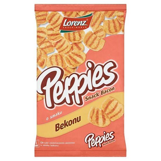 Peppies Chrupki ziemniaczano-pszenne o smaku bekonu 50 g