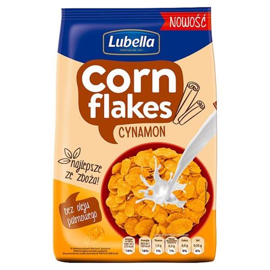 Lubella Corn Flakes Płatki kukurydziane cynamon 200 g