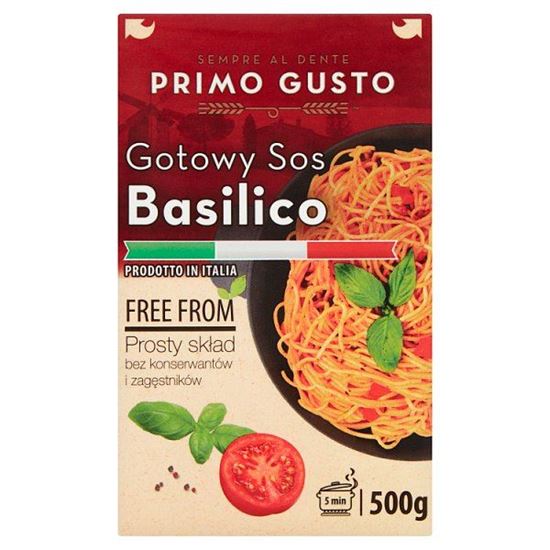 Primo Gusto Free From Prosty sos Basilico 500 g