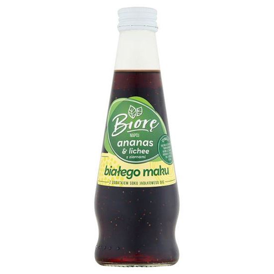 Biorę Napój ananas & lichee z ziarnami białego maku 225 ml