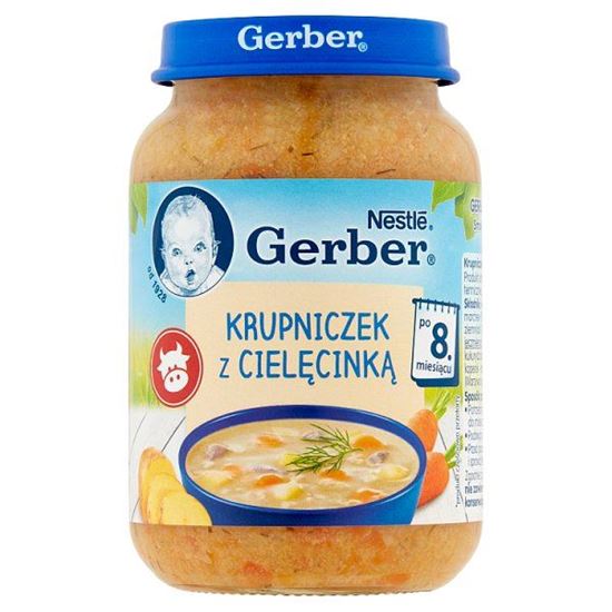 Gerber Krupniczek z cielęcinką po 8 miesiącu 190 g
