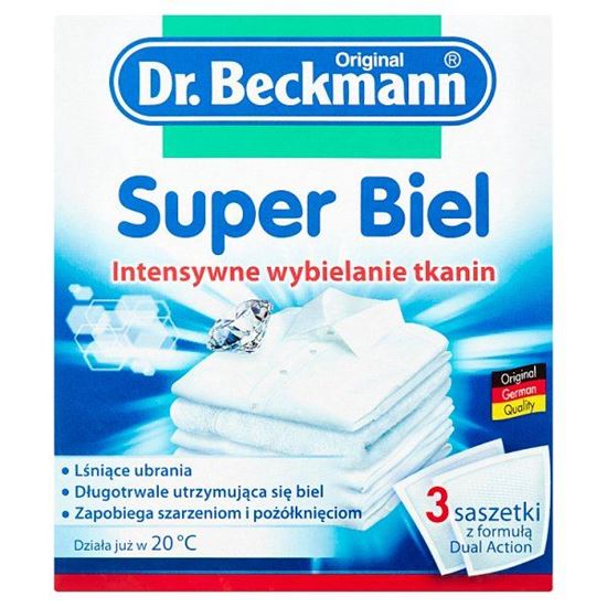 Dr. Beckmann Super Biel Intensywne wybielanie tkanin 3 x 40 g