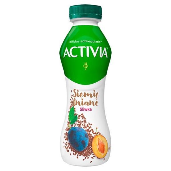 Danone Activia Jogurt siemię lniane śliwka 280 g