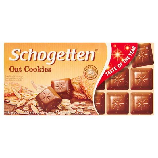 Schogetten Czekolada mleczna z kawałkami ciasteczek owsianych 100 g