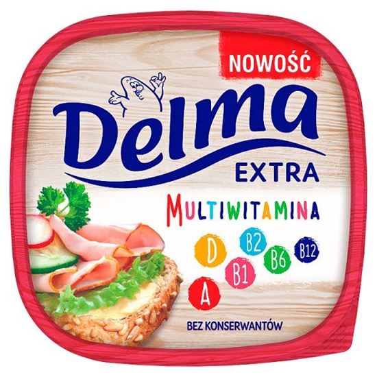 Delma Extra Margaryna o smaku masła z witaminami 450 g