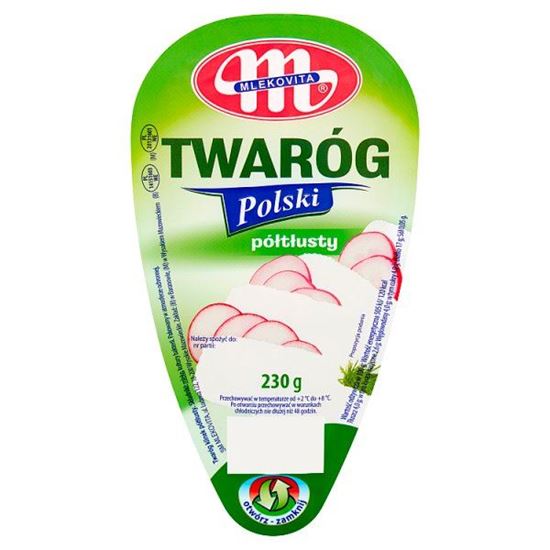 Mlekovita Twaróg Polski półtłusty 230 g
