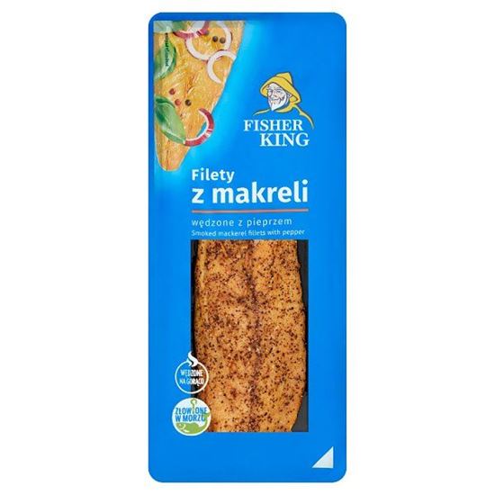 Fisher King Filety z makreli wędzone z pieprzem 100 g