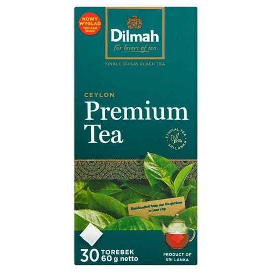 Dilmah Ceylon Premium Tea Klasyczna czarna herbata 60 g (30 x 2 g)